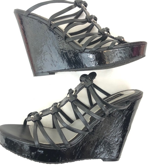 White House Black Market Shoes - White House black market platform wedge heel 8